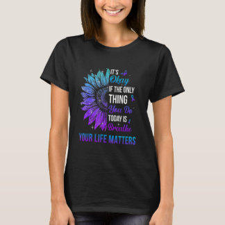 Jouw Leven Telt Preventie van Zelfmoord Bewustzijn T-shirt