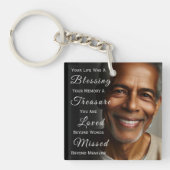 Jouw leven was een gedenkteken voor de zegeningen sleutelhanger (Voorkant)