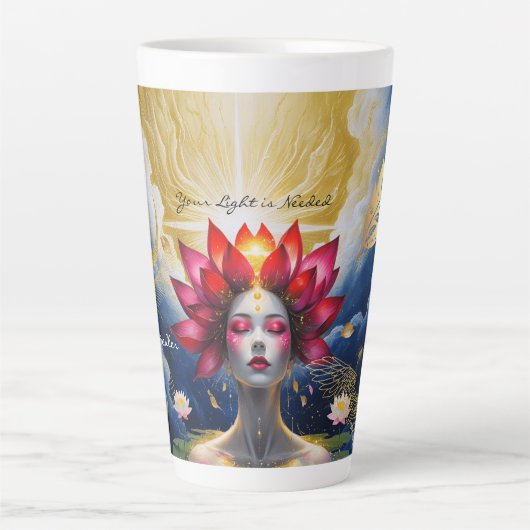 Jouw Licht Is Nodig-Latte Mok (Voorkant)