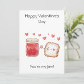 Jouw liedje!" – Schattige en punchy Valentijnsdag Kaart (Staand voorkant)