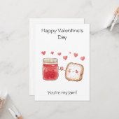 Jouw liedje!" – Schattige en punchy Valentijnsdag Kaart (Voorkant / Achterkant in situ)