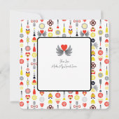 Jouw liefde doet mijn hart Wenskaart stijgen (Achterkant)