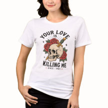 Jouw Liefde Dood Me Vintage Schedel 