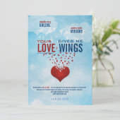 Jouw liefde geeft me mijn bekers - Poster weduwsch Kaart (Staand voorkant)