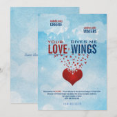 Jouw liefde geeft me mijn bekers - Poster weduwsch Kaart (Voorkant / Achterkant)