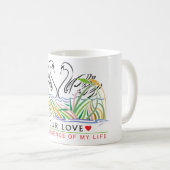 Jouw liefde is de essentie van mijn levensklassiek koffiemok (Voorkant rechts)