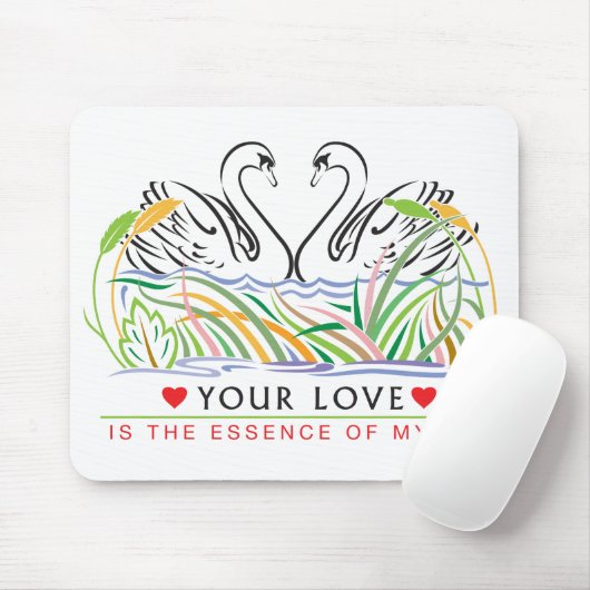 Jouw liefde is essentie muismat (Met muis)