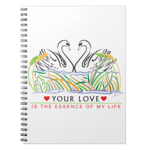 Jouw liefde is essentie notitieboek