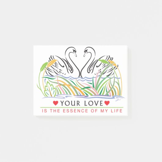Jouw liefde is essentie post-it® notes (Voorkant)