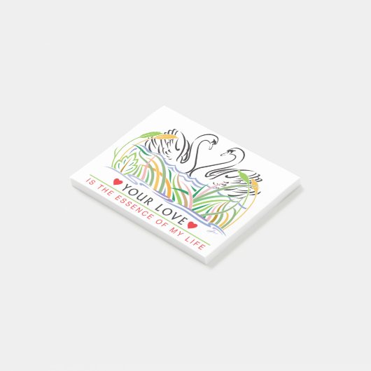 Jouw liefde is essentie post-it® notes (Schuin)