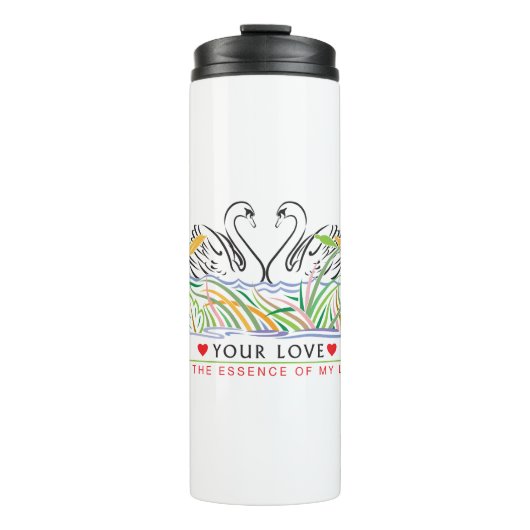 Jouw liefde is essentie thermosbeker (Voorkant)