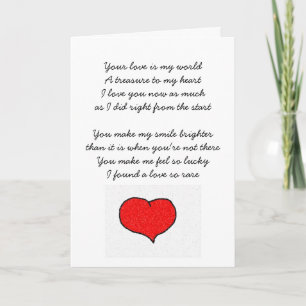 Jouw liefde is mijn wereld kaart