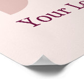 Jouw liefde laat mijn hart midden in de eeuw bloei poster (Hoek)