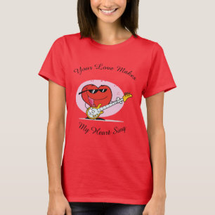 Jouw liefde maakt mijn hartslag t-shirt
