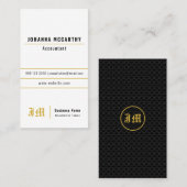 Jouw Logo | Aangepaste accountant BusinessLogo Bus Visitekaartje (Voorkant / Achterkant)