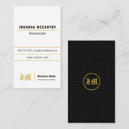 Jouw Logo | Aangepaste accountant BusinessLogo Bus Visitekaartje