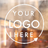 Jouw Logo | Aangepaste Logo voor bedrijven Raamsticker (Vel 2)