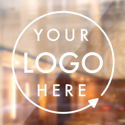 Jouw Logo | Aangepaste Logo voor bedrijven Raamsticker (Vel 2)