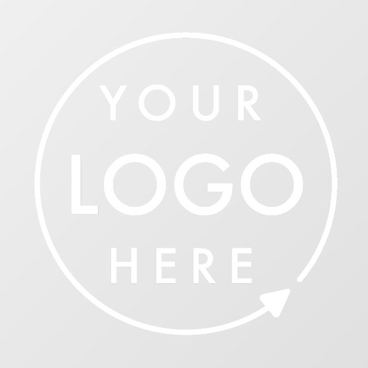 Jouw Logo | Aangepaste Logo voor bedrijven Raamsticker (Vel)