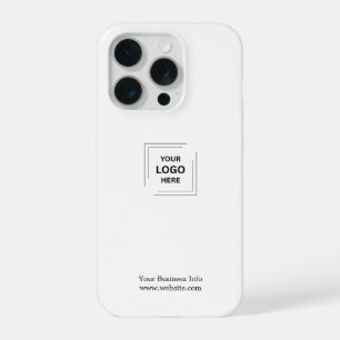 Jouw Logo   Bedrijfs Modern minimalistisch minimal iPhone 15 Pro Case