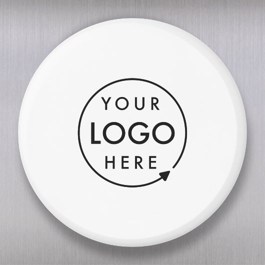 Jouw Logo | Bedrijfs Modern minimalistisch minimal Magneet