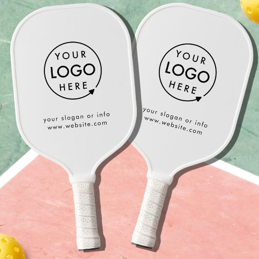 Jouw Logo | Bedrijfs Modern minimalistisch minimal Pickleball Paddle
