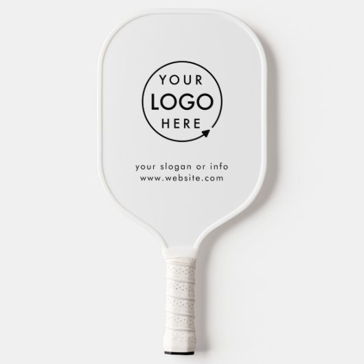 Jouw Logo | Bedrijfs Modern minimalistisch minimal Pickleball Paddle (Achterkant)