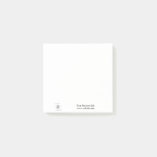 Jouw Logo | Bedrijfs Modern minimalistisch minimal Post-it® Notes