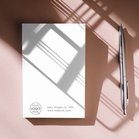 Jouw Logo | Bedrijfs Modern minimalistisch minimal Post-it® Notes