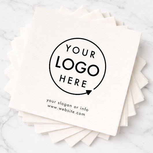 Jouw Logo | Bedrijfs Modern minimalistisch minimal Servet