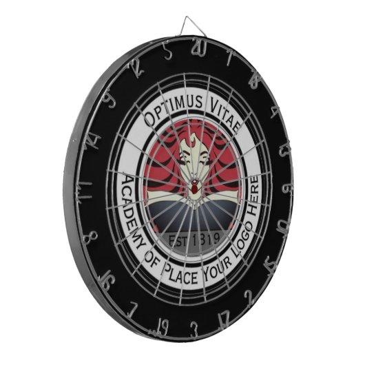 Jouw Logo Dartbord (Voorkant Links)