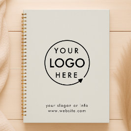 Jouw Logo | Grijs minimalistisch voor bedrijven Planner