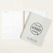 Jouw Logo | Grijs minimalistisch voor bedrijven Planner (Display)