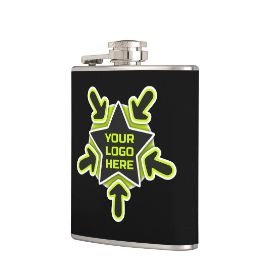 Jouw logo heupfles (Links)