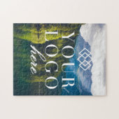 Jouw Logo hier bergen | Aangepaste puzzel voor puz Legpuzzel (Horizontaal)