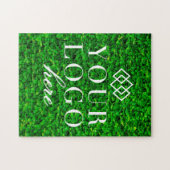 Jouw Logo hier Greenery | Aangepaste puzzel voor p (Horizontaal)