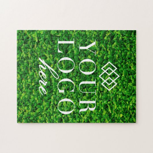 Jouw Logo hier Greenery | Aangepaste puzzel voor p Legpuzzel (Horizontaal)