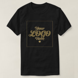 Jouw Logo Hier - Heren Zwart Kleur T-shirt
