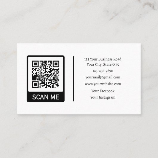 Jouw Logo, jouw stijl! 💼🎨 Visitekaartje (Achterkant)