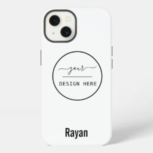 Jouw logo/kunst/foto, naam, witte iPhone-hoes iPhone 13 Hoesje