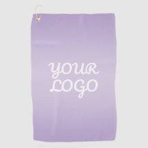 Jouw Logo & Modern Eenvoudige Ombre | Lavendel