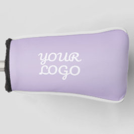 Jouw Logo & Modern Sober Ombre | Lavendel Golfheadcover