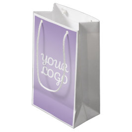 Jouw Logo & Modern Sober Ombre | Lavendel Klein Cadeauzakje