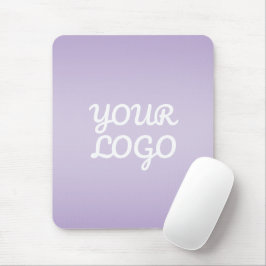 Jouw Logo & Modern Sober Ombre | Lavendel Muismat