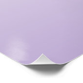 Jouw Logo & Modern Sober Ombre | Lavendel Perfect Poster (Hoek)
