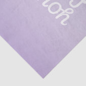 Jouw Logo & Modern Sober Ombre | Lavendel Tissuepapier (Detail)