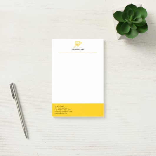 Jouw Logo | Moderne minimaliseringsregeling bedrij Post-it® Notes (Kantoor)