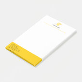 Jouw Logo | Moderne minimaliseringsregeling bedrij Post-it® Notes (Schuin)