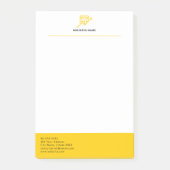 Jouw Logo | Moderne minimaliseringsregeling bedrij Post-it® Notes (Voorkant)