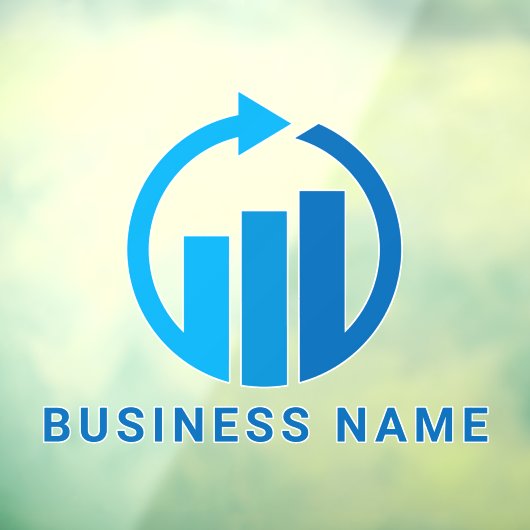 Jouw Logo | Moderne minimaliseringsregeling bedrij Raamsticker (Vel 3)